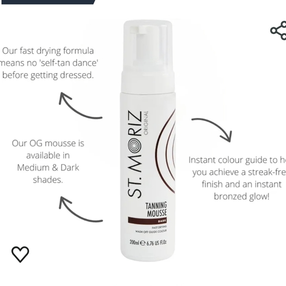 St. Moriz Self Tanning Mouse Dark - Picture 4 of 4